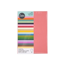 Sizzix Surfacez Cardstock Sheets (karton) - Muted Colours 80 Ark