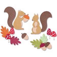 Sizzix Thinlits - Harvest Squirrels