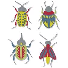 Sizzix Thinlits - Patterned Bugs
