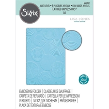 Sizzix Multi Level Embossing Folder - Abstract Rounds