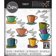 Sizzix Thinlits / Tim Holtz - Papercut Café (kopper)