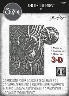 Sizzix 3D Embossing Folder - Tim Holtz / Woodgrain