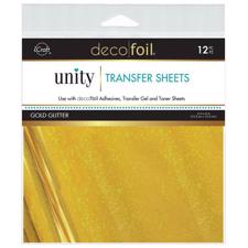 Deco Foil - Unity / Gold Glitter