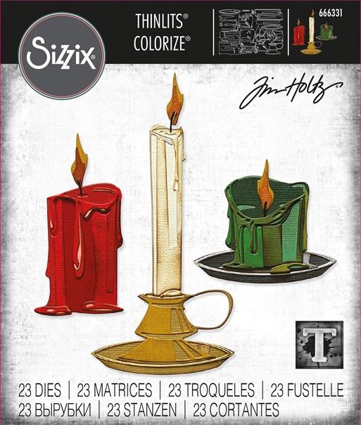Sizzix Thinlits / Tim Holtz - Candleshop Colorize