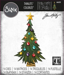 Sizzix Thinlits / Tim Holtz - Trim a Tree Colorize