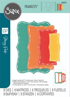 Sizzix Framelits - Stacey Park / Fanciful Framelits - Doris Dotted Top Note