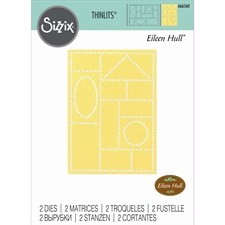 Sizzix Thinlits - Faux Postage (Eileen Hull)