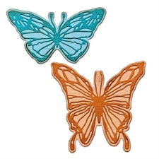 Sizzix Thinlits - Tim Holtz Vault Collection / Scribbly Butterfly