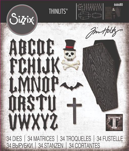 Sizzix Thinlits - Tim Holtz Vault Collection / Coffin Box