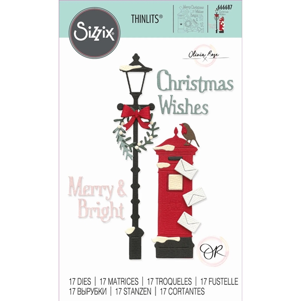 Sizzix Thinlits - Letters at Christmas