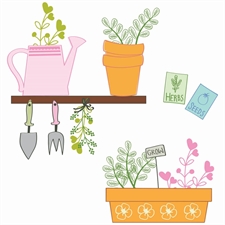 Sizzix Stamp Set By Catherine Pooler - Greenhouse Finds