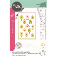 Sizzix Stencils By Catherine Pooler - Good Place to Land