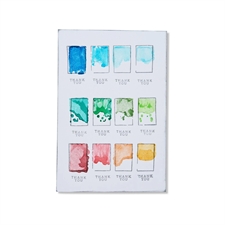 Sizzix Framelits Die & Stamp Set By 49 & Market - Painted Palettes