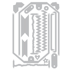 Sizzix Thinlits By 49 & Market - Snap and Swap / Large Tags