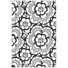 Sizzix Embossing Folder A6 - Tim Holtz / Vault - Lace