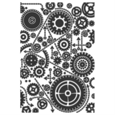 Sizzix Embossing Folder A6 - Tim Holtz / Vault - Gears