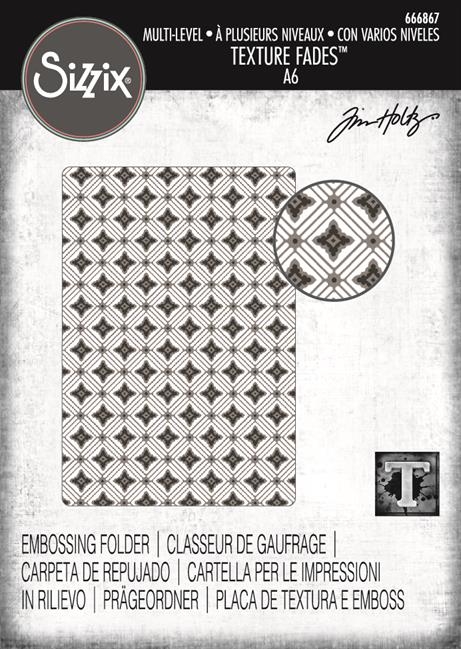 Sizzix Embossing Folder A6 - Tim Holtz / Vault - Diamonds