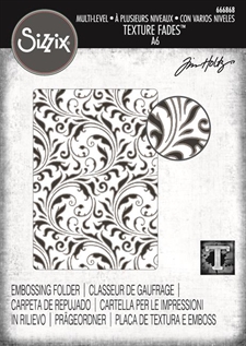 Sizzix Embossing Folder A6 - Tim Holtz / Vault - Flourish