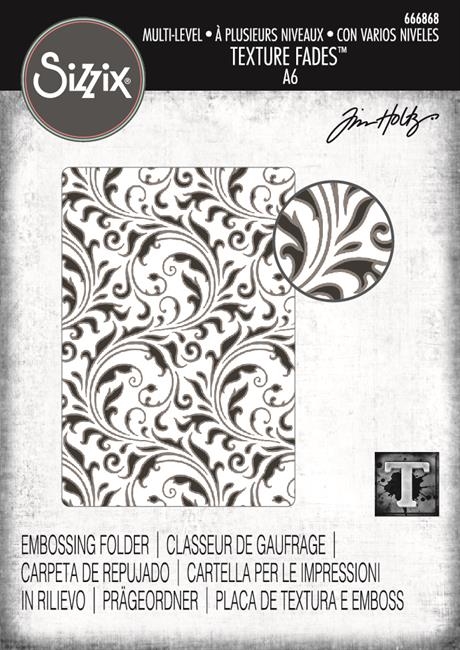 Sizzix Embossing Folder A6 - Tim Holtz / Vault - Flourish
