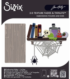 Sizzix Thinlits & Embossing Folder - Tim Holtz Vault Collection / Side-Order Laboratory