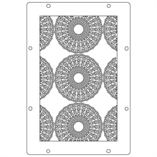 Sizzix Studio Stamp & Stencils Set - Mark Montano / Stitches