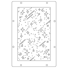 Sizzix Studio Stamp & Stencils Set - Mark Montano / Weather Wonder