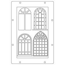 Sizzix Studio Stamp & Stencils Set - Mark Montano / Weather Wonder