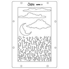 Sizzix Studio Stamp & Stencils Set - Mark Montano / Weather Wonder