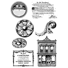 Sizzix Studio Stamp & Stencils Set - Mark Montano / Build It