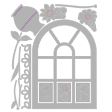 Sizzix Thinlits - Windowsill, Flowers & Vase by Eileen Hull