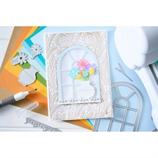 Sizzix Thinlits - Windowsill, Flowers & Vase by Eileen Hull