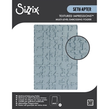 Sizzix Multi-Level Embossing Folder by Seth Apter - Grid Graph
