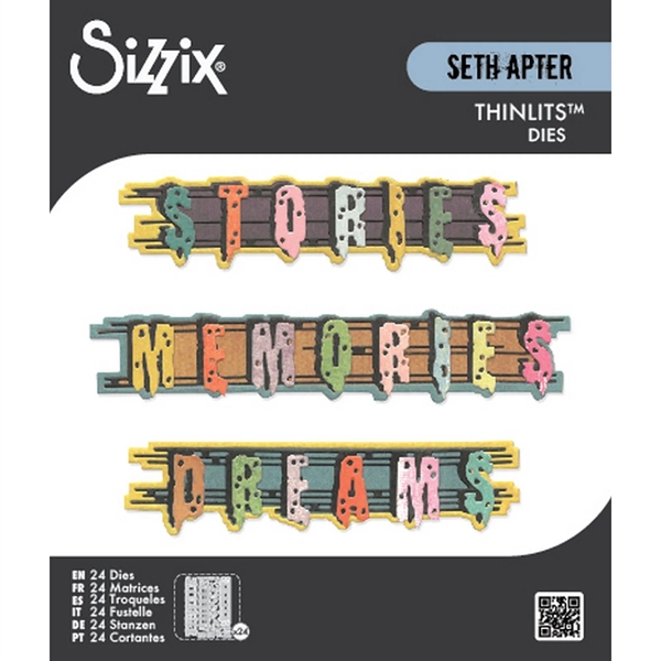 Sizzix Thinlits by Seth Apter - Word Wafers #2