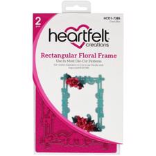 Heartfelt Creation Dies - Rectangular Floral Frame
