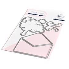 PinkFresh Studios DIE - Floral Envelope