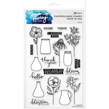 Simon Hurley Clear Stamp Set - Sketched Florals
