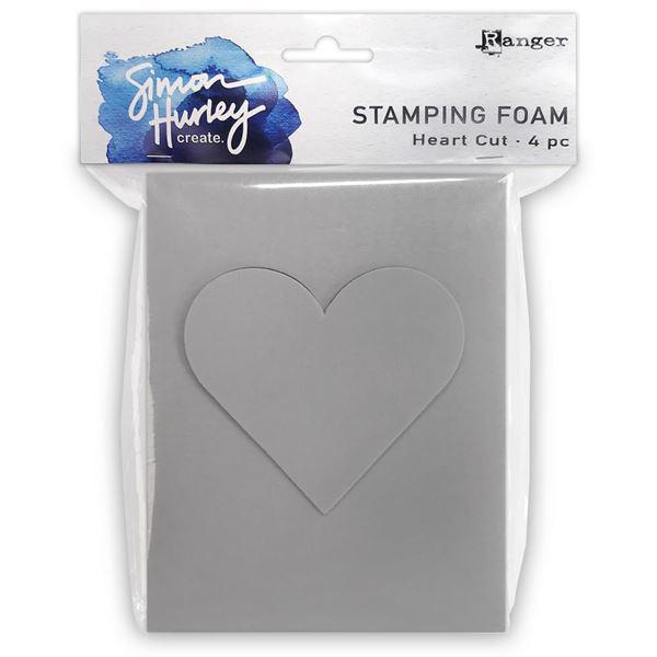 Simon Hurley Create - Stamping Foam / Heart Cut