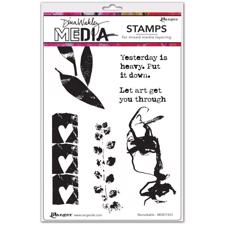 Dina Wakley Cling Rubber Stamp Set - Remarkable