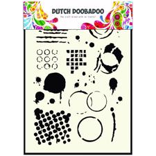 Doobadoo Mask Art - A5 Stencil / Stains & Splats