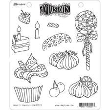 Cling Rubber Stamp Set - Dylusions / Bake it Yourself