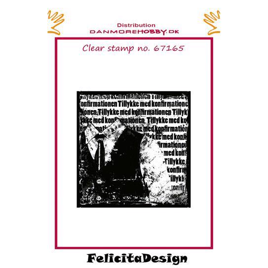 Clearstamp Felicita Design - Konfirmation Dreng