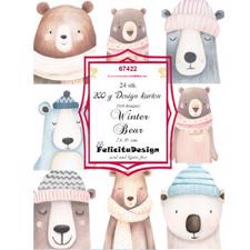 Felicita Design Card Toppers (7x10 cm) - Winter Bear