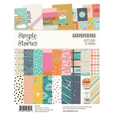 Simple Stories Paper Pad 6x8" - Let's Go