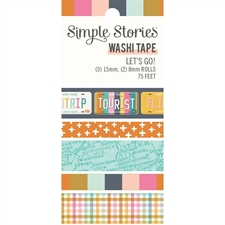 Simple Stories Die Cuts - Washi Tape / Let's Go