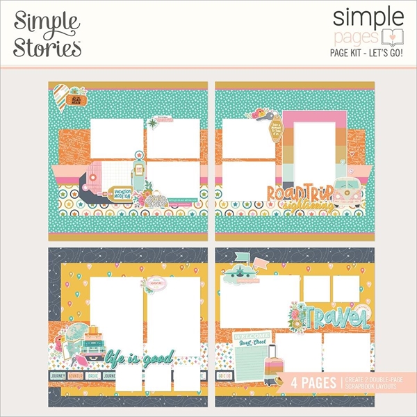 Simple Stories Simple Page Kit 12x12" - Let\'s Go