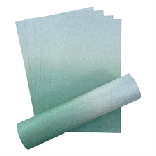 Tonic / Craft Perfect Ombre Card A4 - Opalescent Green