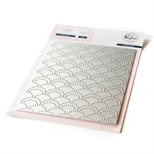 PinkFresh Studios DIE - Dotted Scallops Cover Plate
