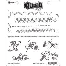 Dylusions Cling Rubber Stamp Set - Sampler