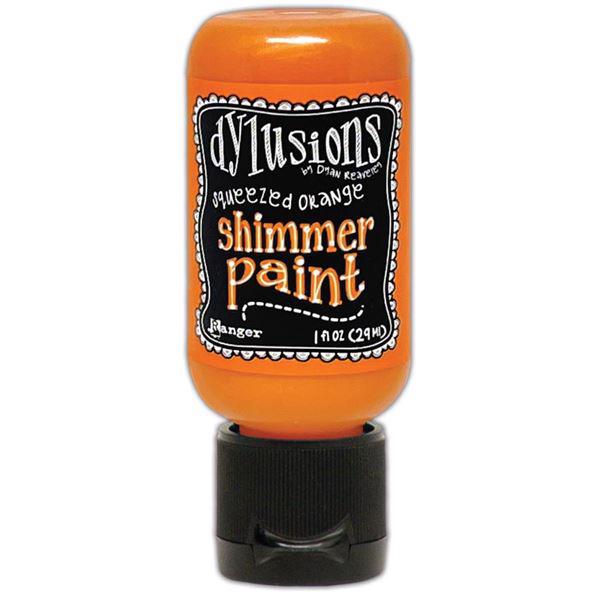 Dylusion SHIMMER Paint - Squeezed Orange