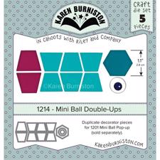 Karen Burniston Die - Ball Double-Ups / Mini Ball